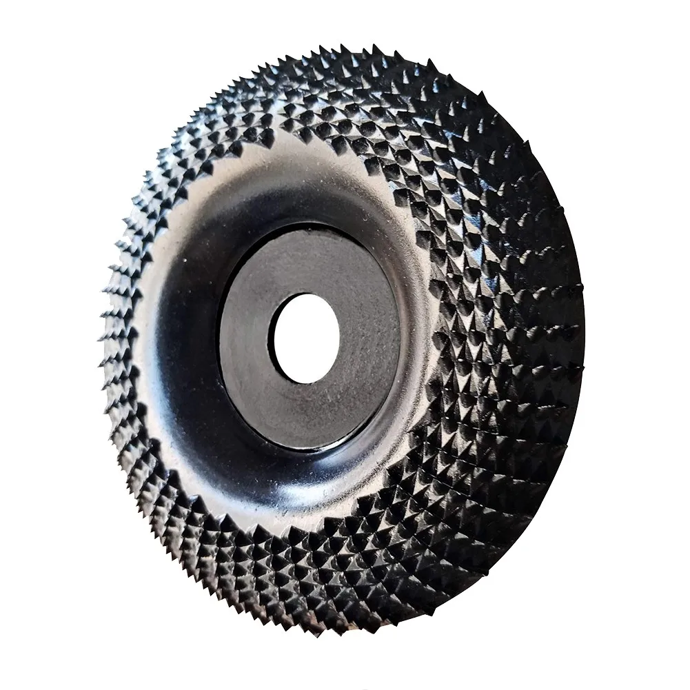 4 Inch Round Wood Angle Grinding Wheel Abrasive Disc Grinder Carbide Coating 22mm Bore Shaping Sanding Carving Rotary Tool | Инструменты