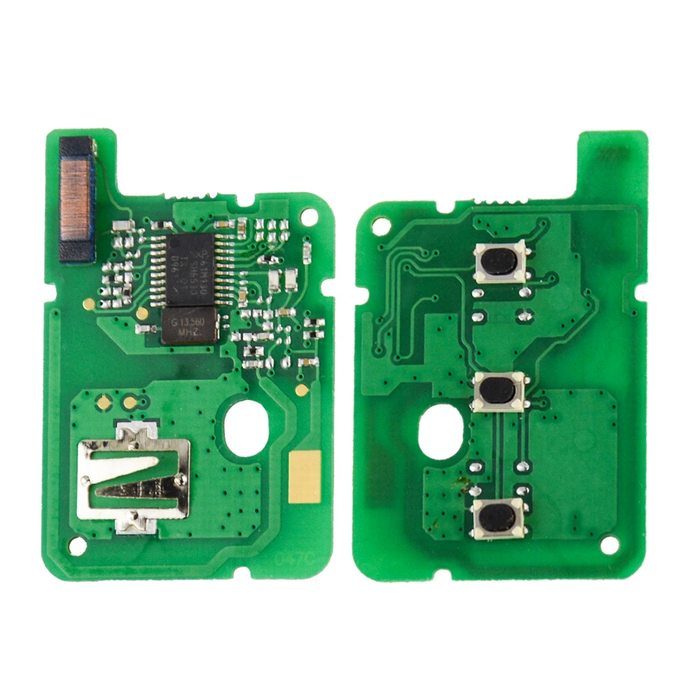 Дистанционный ключ OkeyTech для Renault Megane 2 Captur Duster Clio модус Логан 2/3 Кнопка 4A PCF7961M чип для ключей карта для программиста