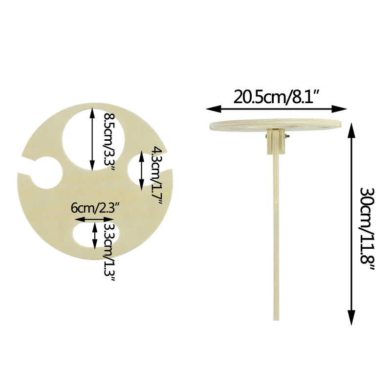 

Outdoor Foldable Table Wooden Round Wine Desktop Portable Picnic Table Collapsible Racks For Camping Beach Travel Garden Decor