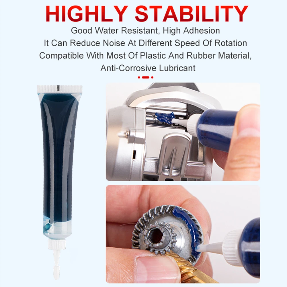 

2Pcs Fishing Reel Maintenance Lubricating Oil Water Drop Spinning Wheel Drum Wheels Bearing Liquid Lubricant Grease Fishing Tool