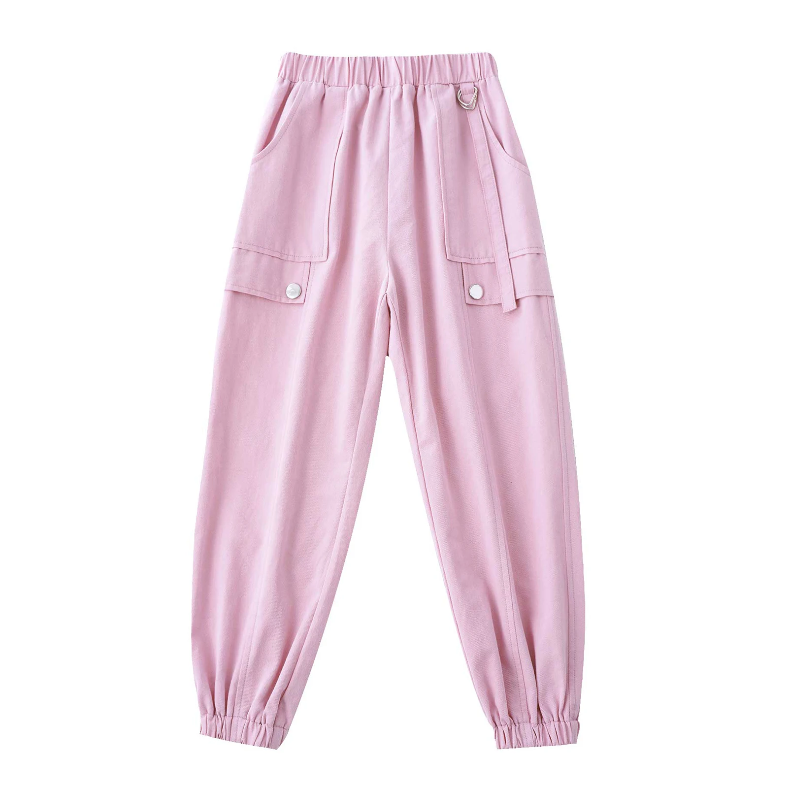 

Children Trousers Girls Teen Cargo Pants Cotton Casual Loose Long Pants Kids Jogger Pants For 6 8 10 12 14 Years Girls Clothing