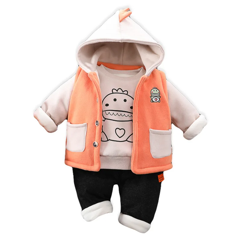 

Комплект из жилета и хлопковых брюк, детская зимняя одежда, удобное утепленное хлопковое пальто с хлопковой подкладкой