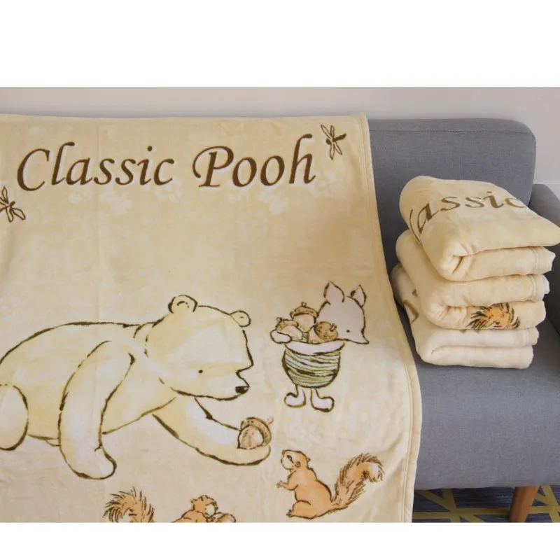 Дисней мультфильм светильник желтый Классический Винни коралловый флис детское