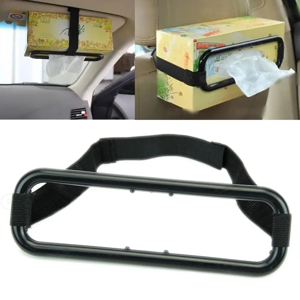 Universal Car Sun Visor Seat Tissue Box Mount Holder Auto Convenient Interior Container Paper Towel Tape Decorative Accessory | Автомобили