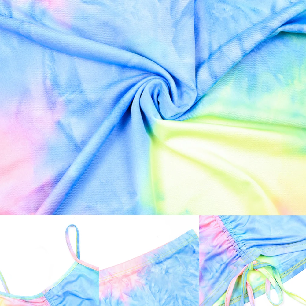 Женский сексуальный комплект из 2 предметов облегающий топ и юбка-карандаш со