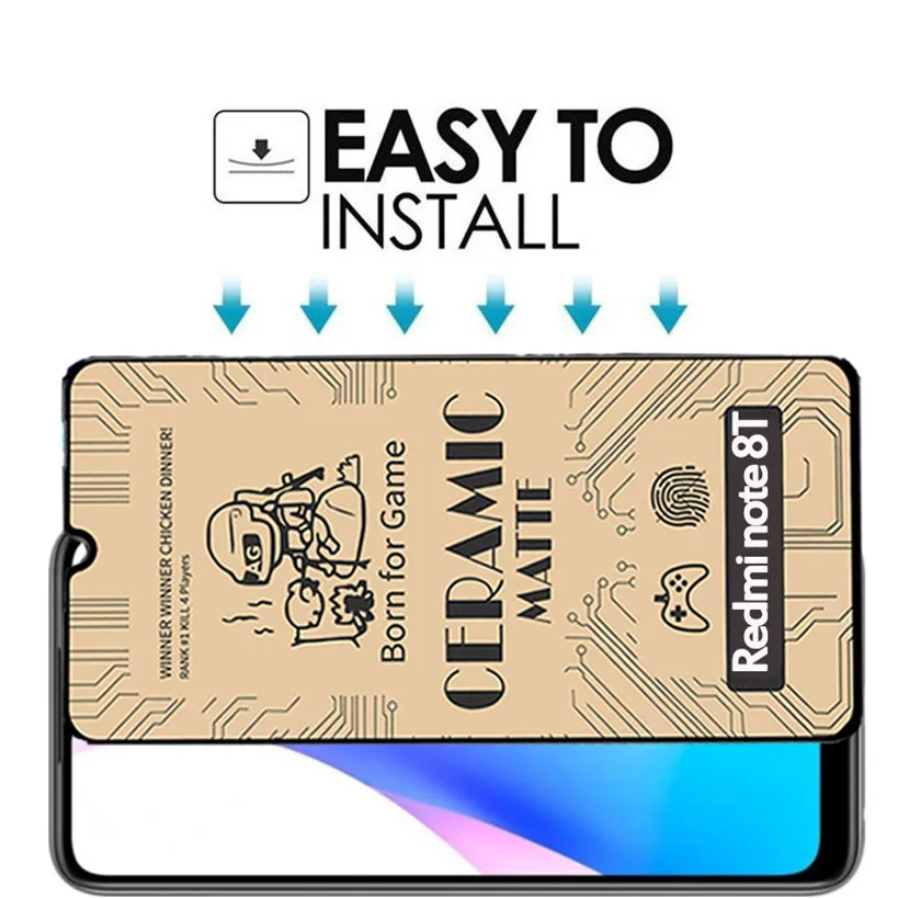 protectores de pantalla redmi note 8t, Cer&aacute;mica matte pel&iacute;cula para xiaomi redmi note 8pro protector de pantalla redmi note 9s 9a 9c 9 t moviles redmi 9 protector Camera redmi note 9 s cristal templado redmi note 8 t-2