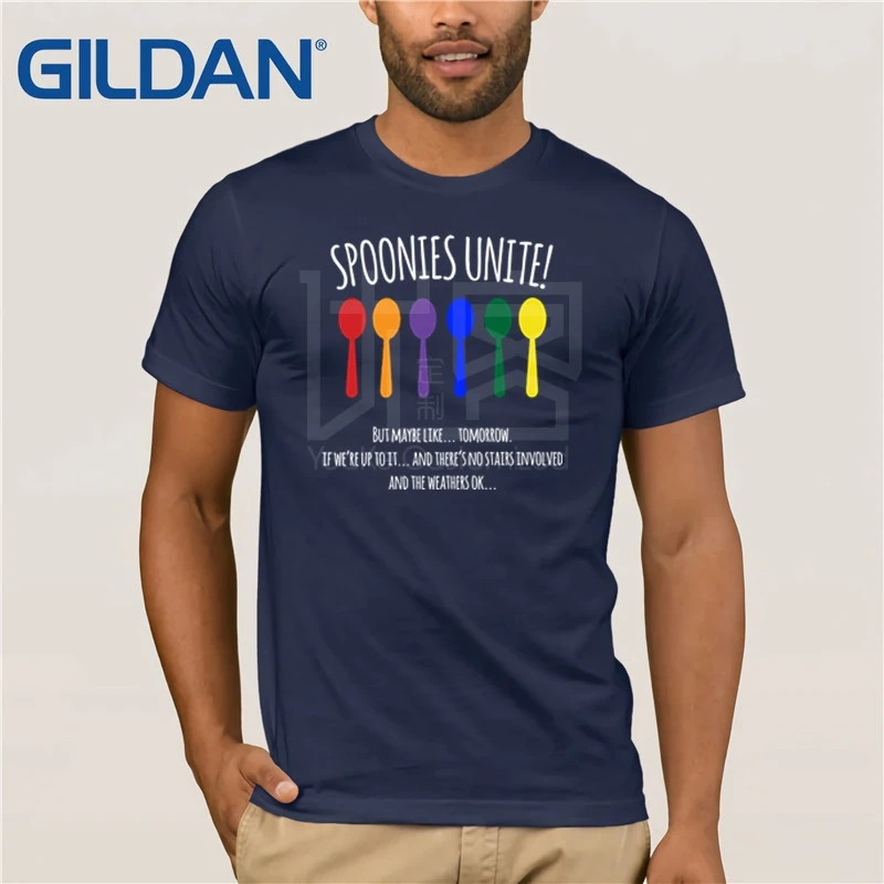 Spoonies Unite но может быть завтрашний день футболка солнцезащитные очки Мужская