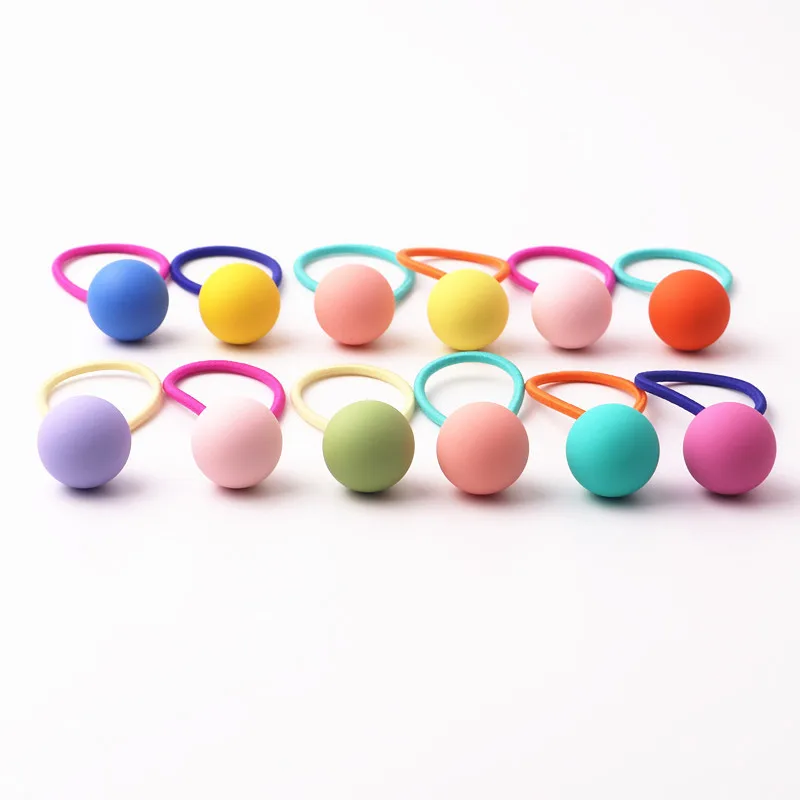 Резинка для волос детская ярких цветов 12 шт./лот