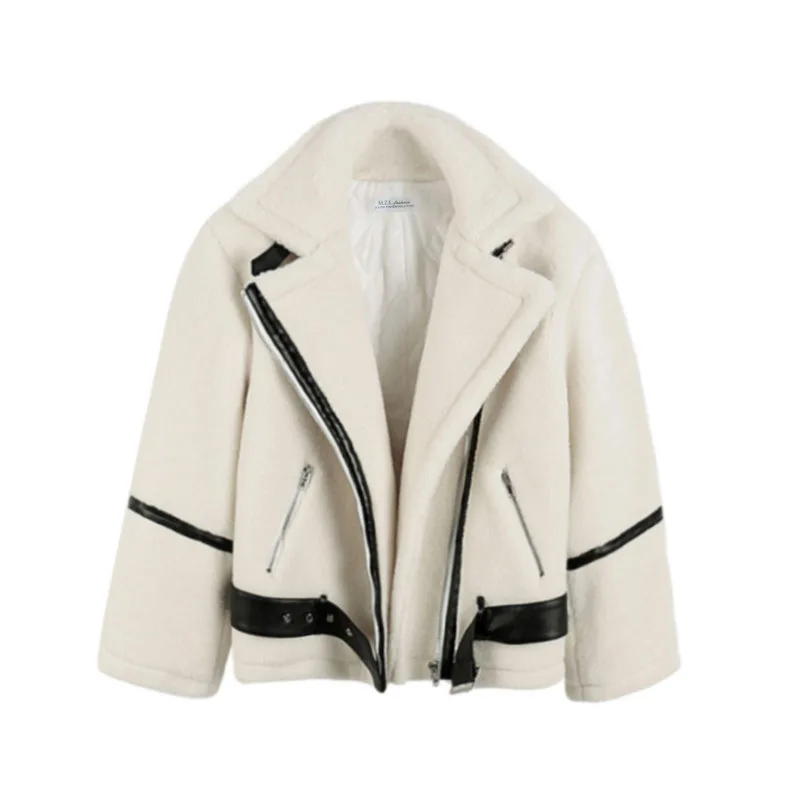 

women's coat autumn and winter versatile 2020 new Korean fur and fur all in one short thickened cotton padded clothes