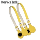 Новые Длинные Короткие плоские ручки с прямым концом для Obag, искусственная кожа, лаковая ручка, съемный конец для O Bag OCHIC