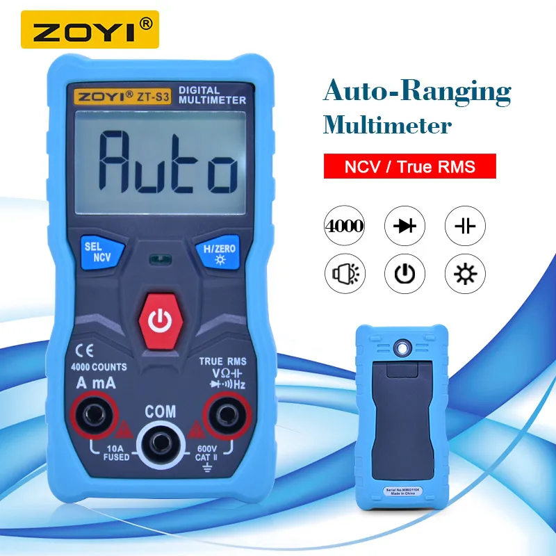 Цифровой мультиметр переменного и постоянного тока автоматическое определение