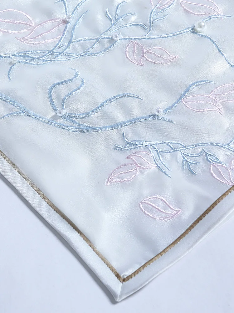 Китайское восточное платье-Ципао с воротником-стойкой и вышивкой | Тематическая