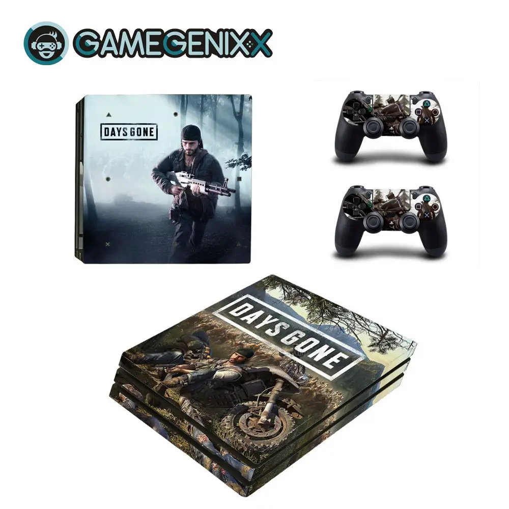 Наклейка на кожу GAMEGENIXX Виниловая наклейка для PS4 Pro консоли и 2 контроллера-дней нет