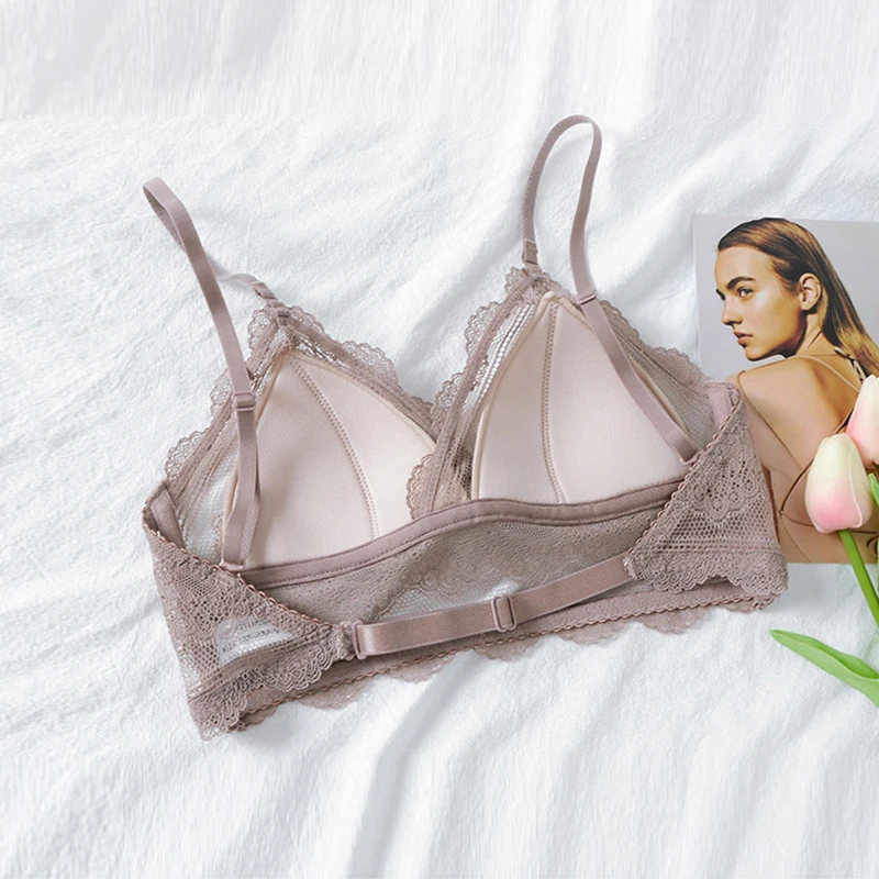 2020 новый сексуальный кружевной бюстгальтер с большим открытой спиной со