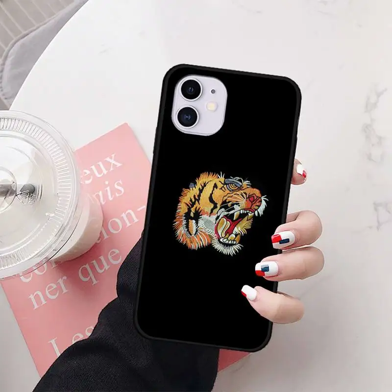 

Cute Animal Tiger Phone Case For iphone7 8 plus 7 8 6 6s plus X XR XS MAX 11 12 Pro Max Cover