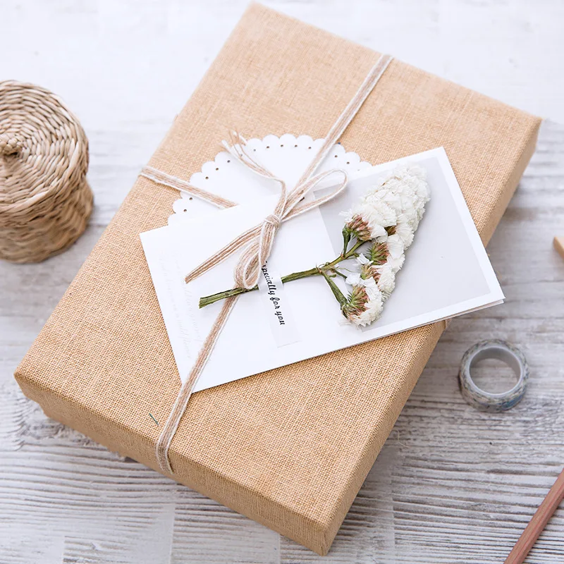 

1 pcs A Gift Card Wedding Invitation Greeting Cards Gypsophila Dried Flower Handwritten Blessing Birthday Thank You Envelope MJ