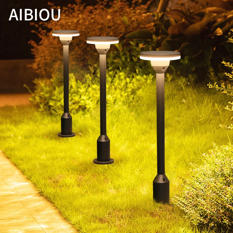 

Aibiou Modern LED Lawn lamps Die Cast Aluminum Outdoor Waterproof Garden Lamp Villa Courtyard Lighting Fixtures Hotel Lightings