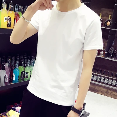 

Short-sleeved men's t-shirt casual breathable half-sleeved top 2655