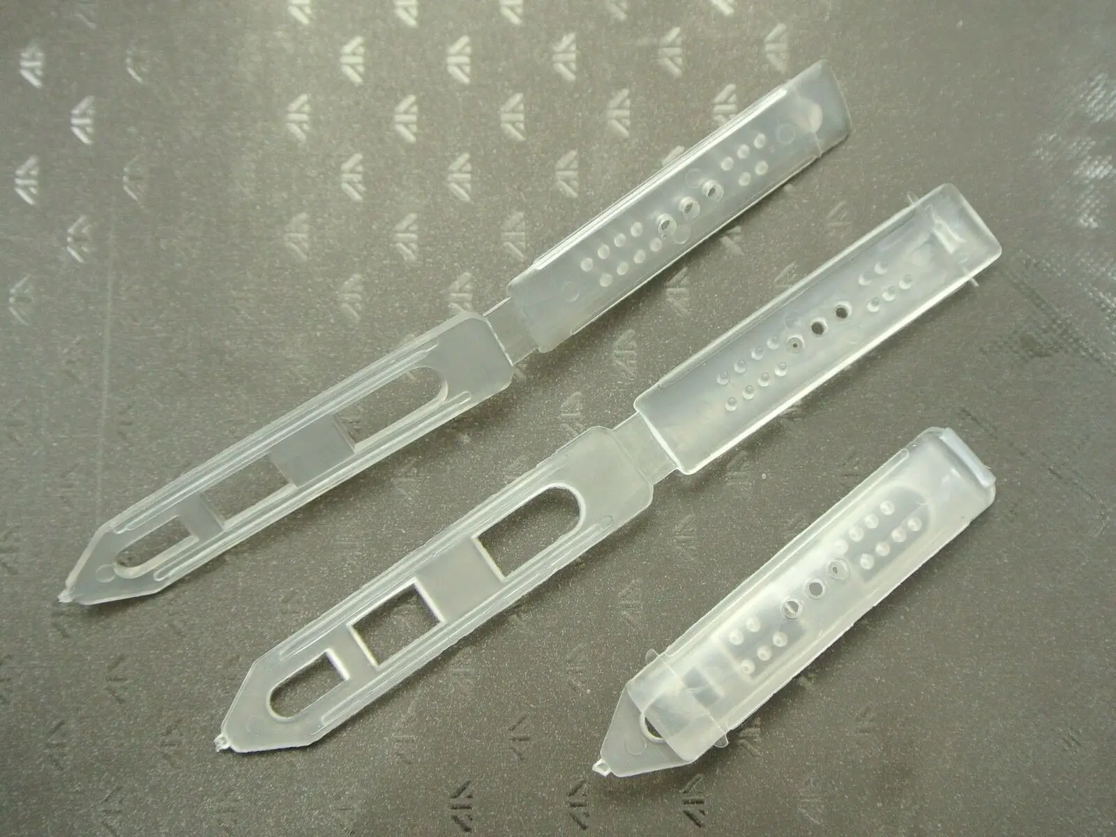 50 белый пластиковый мини заколка для волос Бант Шпилька DIY ремесло 45 мм|clip watch|clip