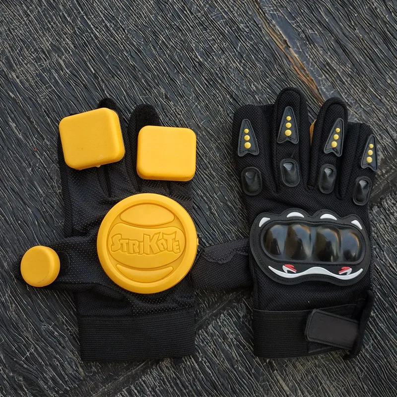 

STRIKATE Longboard Gloves Skateboard Glove Downhill Brake Protect Downhill Slide Drift Dancing Gloves