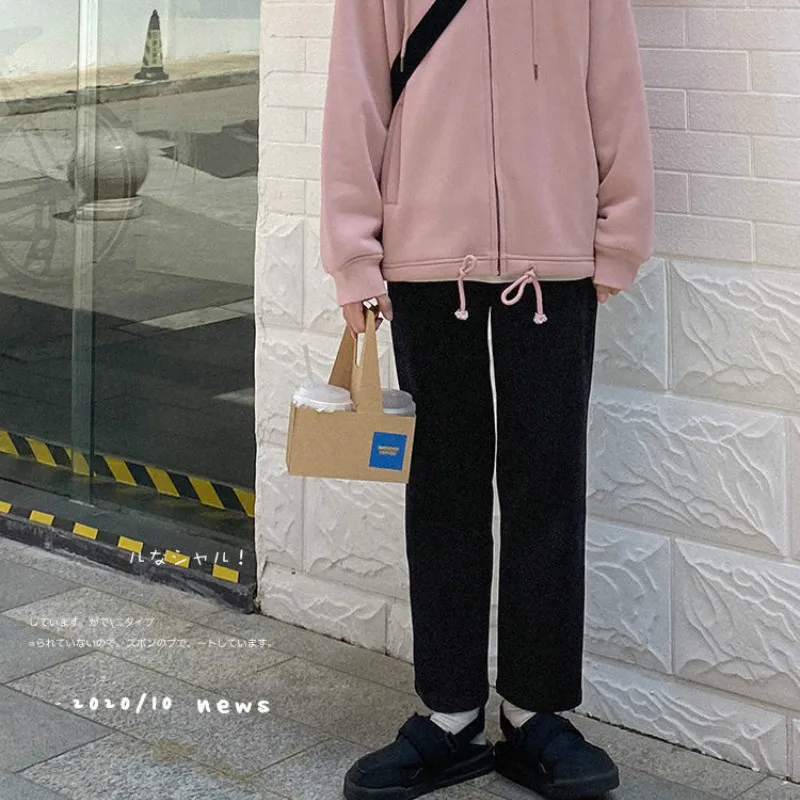 

Jeans Women Plus Size 4XL High Waist Black Denim Pockets Vintage Korean Style Slim Office Lady Warm Soft Lovely Girls Casual New