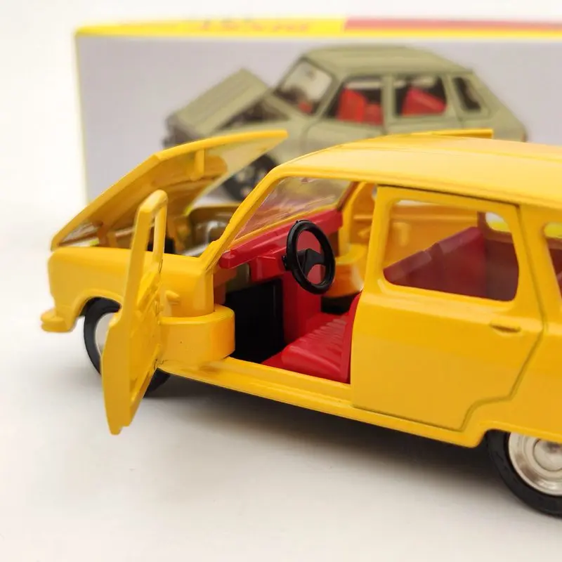 Атлас 1/43 Dinky Toys 1416 для Renault 6 коллекционные ЖЕЛТЫЕ модели автомобилей| |