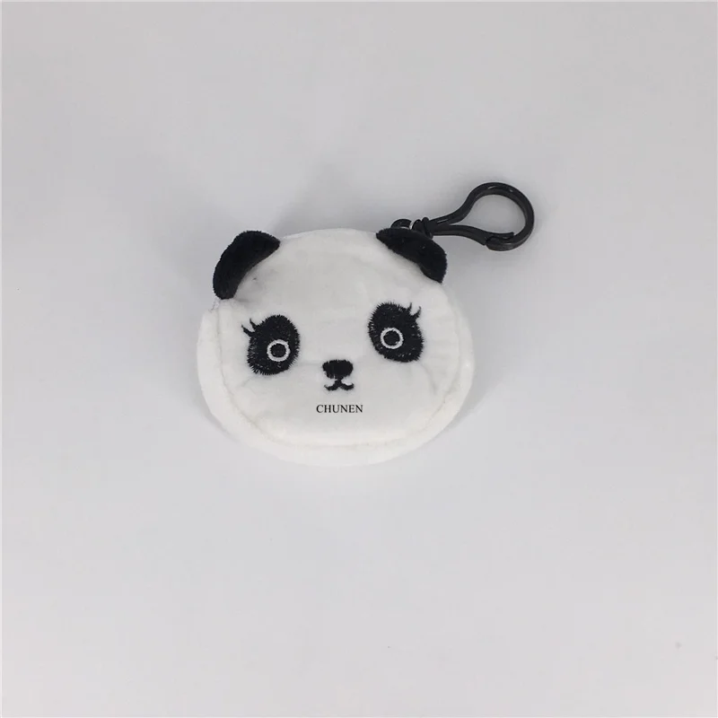 1X Little Mini Key Hook Panda plush purse toy BAG little key chain gift | Игрушки и хобби