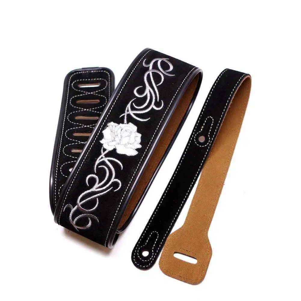 gitarre strap matte leder weiche einstellbare akustische elektrische bass strap guitarra gürtel gitarre teile zubehör free global shipping