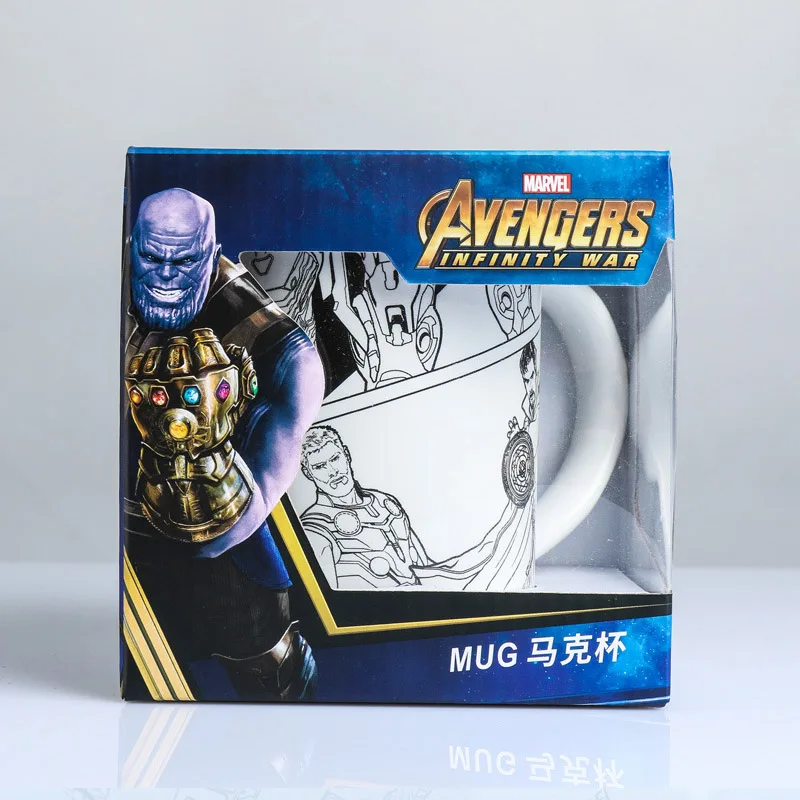 Дисней кружка Marvel Avengers 4 креативная керамическая подарки 520 мл кофейная Офисная