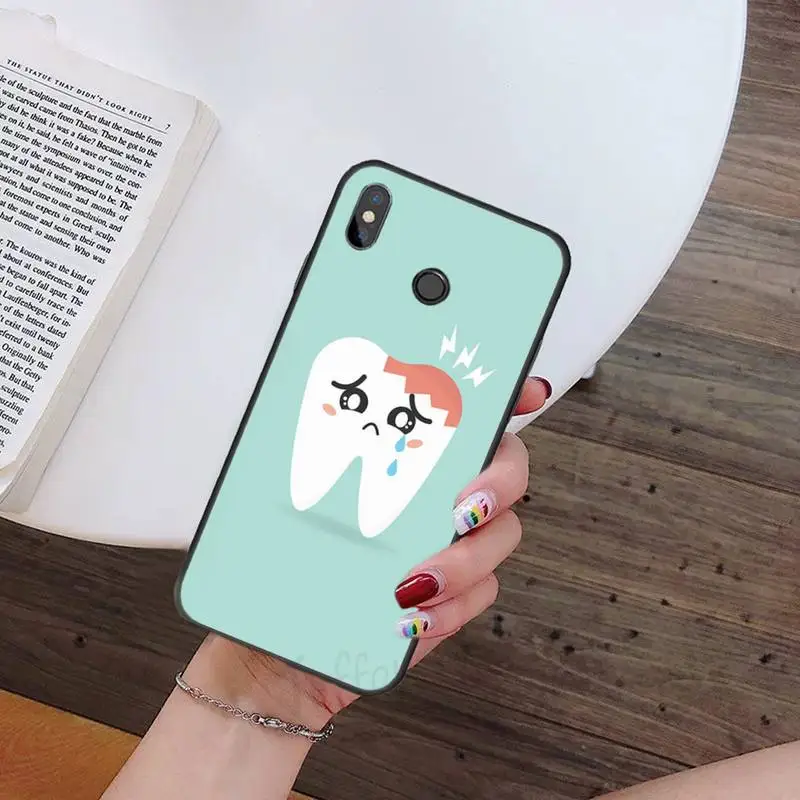 

NEW ARRIVAL Dental Definitions tooth Phone Cases For Xiaomi Redmi mi note 7 8t 9 9t 9s 8 10 10t 11 pro lite K20 max 3