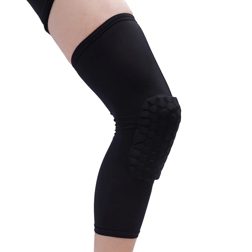 

Crash Proof Absorbing Non-slip Knee Support Long Sleeve Knee Protector Brace for Running Hiking Outdoor Sports Activities -