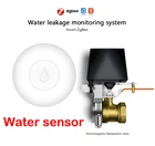 Датчик утечки воды tuya smart home zigbee, датчик с оповещением об утечке воды, поддержка alexa google, 41 шт.