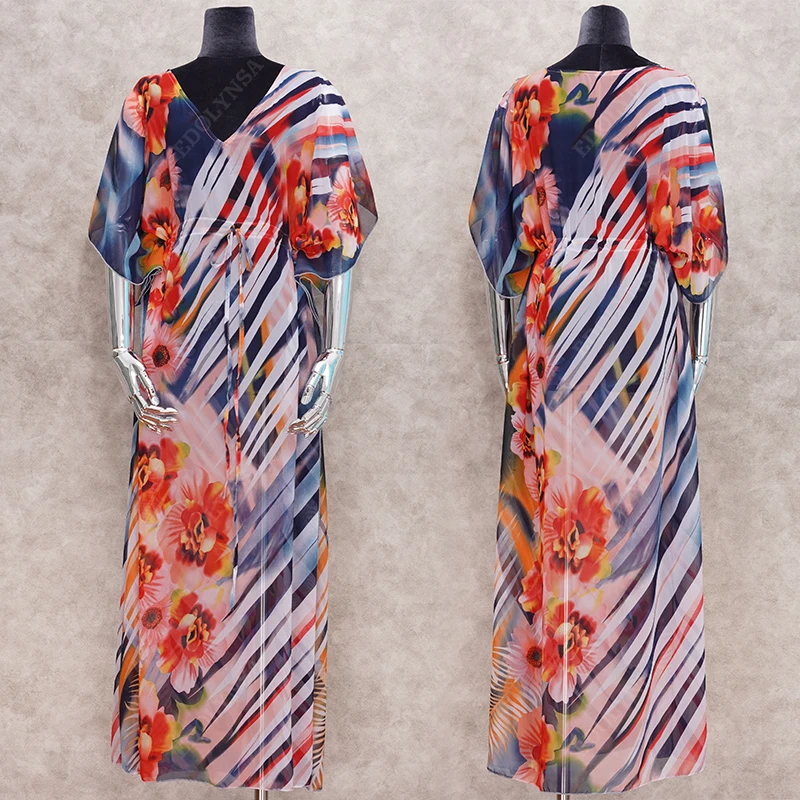 Наряд кафтан на пляж накидка сексуальное платье шифон Бикини Купальники Туника