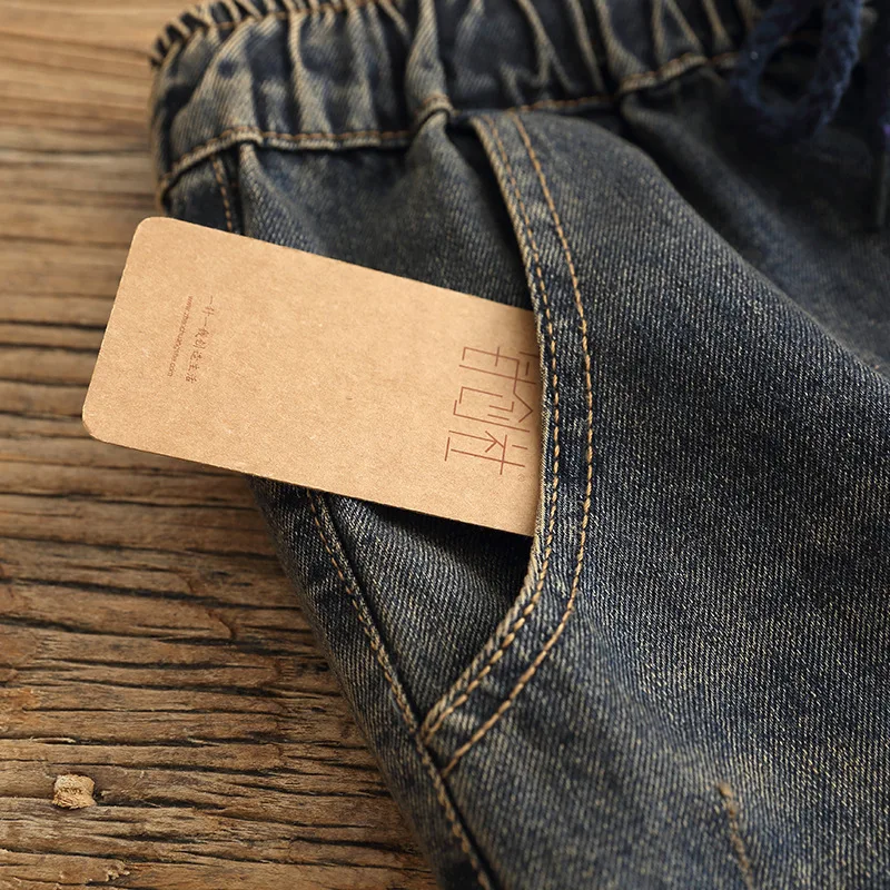 OMIKRON дизайнерские штаны-шаровары с вышивкой винтажные эластичные высокая талия