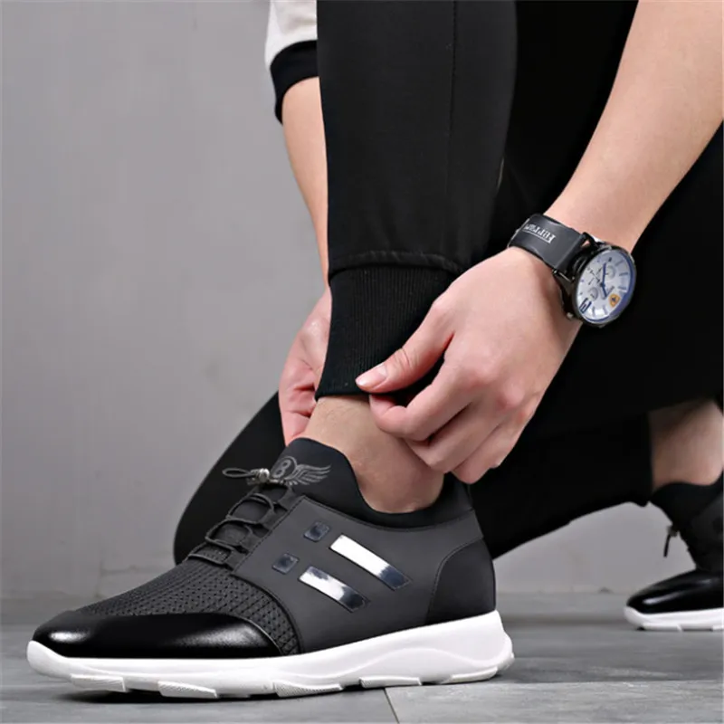 

Designer 2020 new mesh men's shoes outdoor sports men's casual shoes increased fashion large size men's sneakers loafers