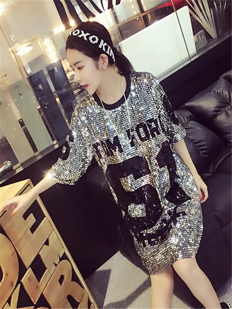 Футболка женская хлопковая с единорогом цифровыми блестками и коротким рукавом