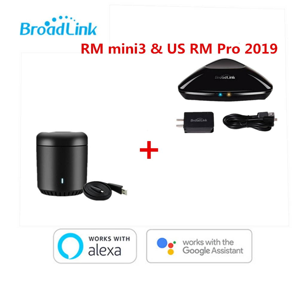 Broadlink RM PRO+ универсальная интеллектуальная поддержка Slimme Domotica WiFi+ IR+ RF Schakelaar Voor IOS Android Tel - Цвет: US RM PRO RM min3