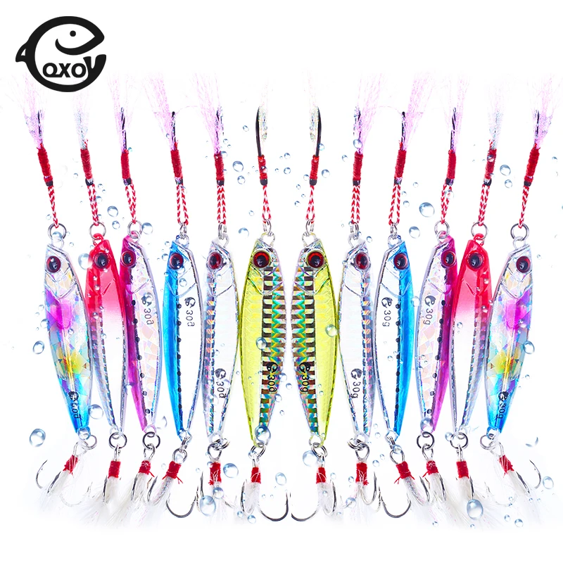 

3 Pcs QXO 10 20 30g VIB Fishing Lure Jig Light Artificial Bait Wobbler Spinners Spoon Winter Sea Ice Minnow Tackle Squid Octopus