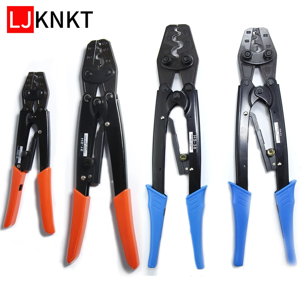 

Ratchet plier Insulated Terminals Crimper 0.5-38mm Easy Pliers Wire Connector Electrician Brass Crimping hand tools Self-locking