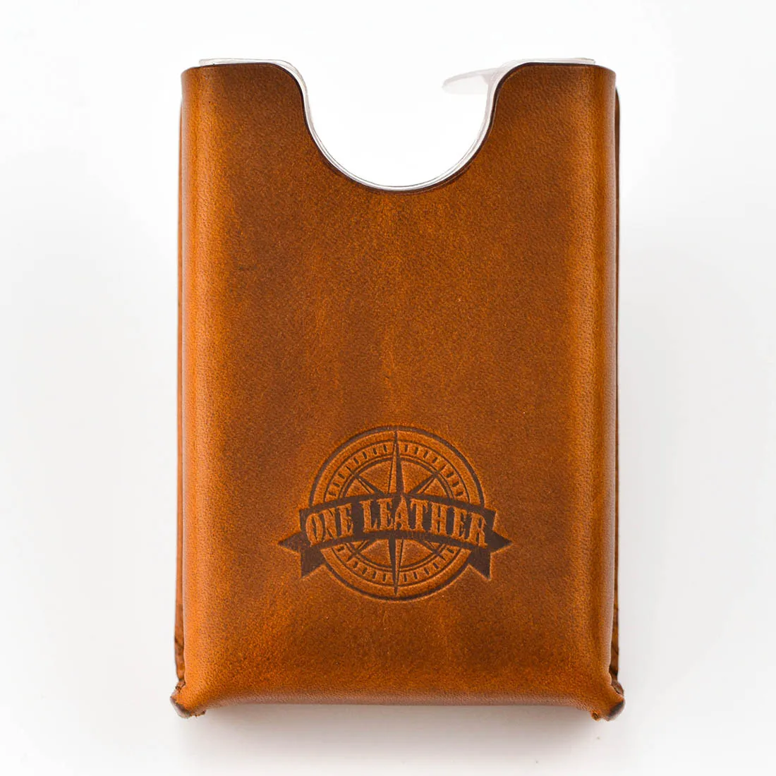 One Leather Cigarette Box Men Gift Cigarette Case Mens Gifts Cigarette Cover Smoke Tobacco Pouch Vegetable Tanned Leather
