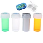 1pc таблетки коробка таблетки чехол Пластик пуш-ап с отложным флакон контейнер сорняков хранения тайник банка бутылка таблеток Чехол Коробка для трав