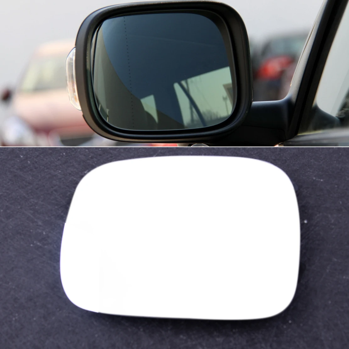 Beler хромированное боковое зеркало с подогревом для водителя клейкой подложкой