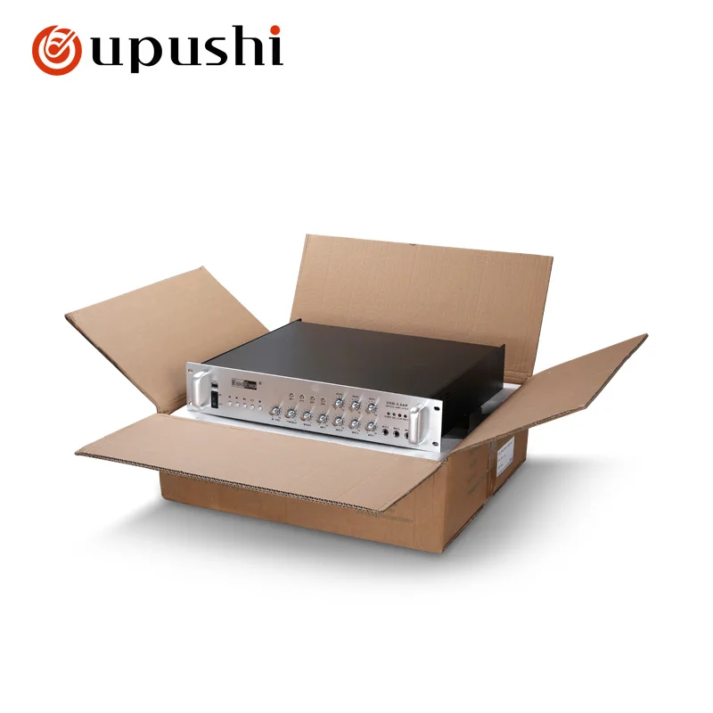 

Oupushi USB-AP series HIFI professional amplifier 4 zones switch control With short circuit overload protection