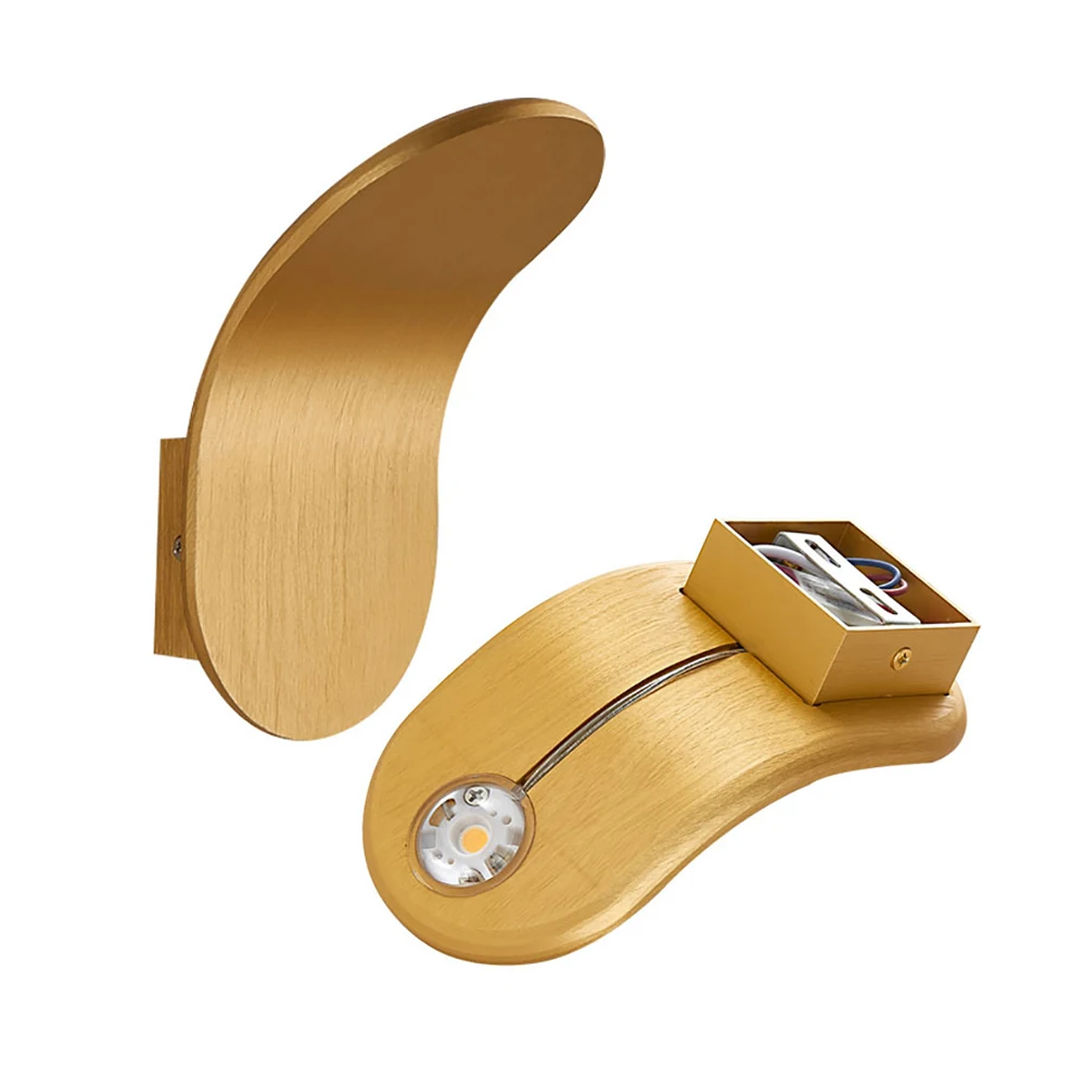 

Wire Drawing LED Indoor Wall Lamp Living Room Bedroom Bedside Aisle Staircase Background Aluminum Oxide Wall Decorative Lights