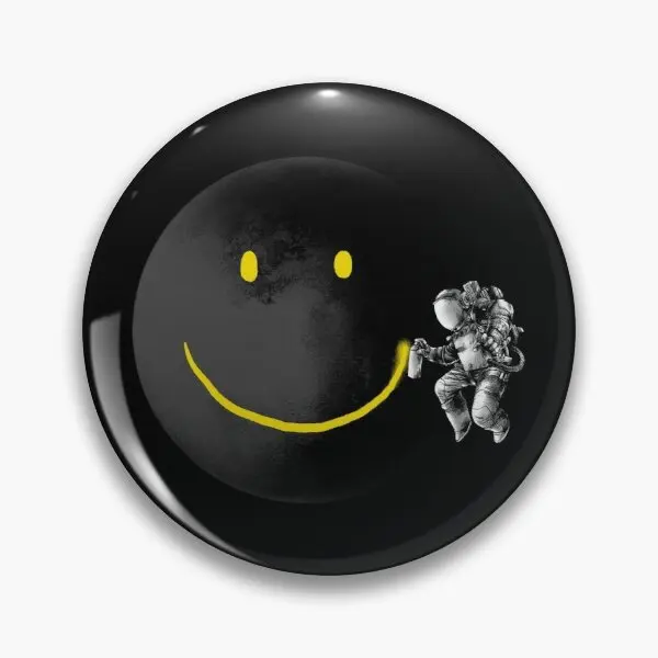 

Make A Smile Customizable Soft Button Pin Cartoon Gift Brooch Lapel Pin Funny Collar Hat Lover Jewelry Creative Women Decor