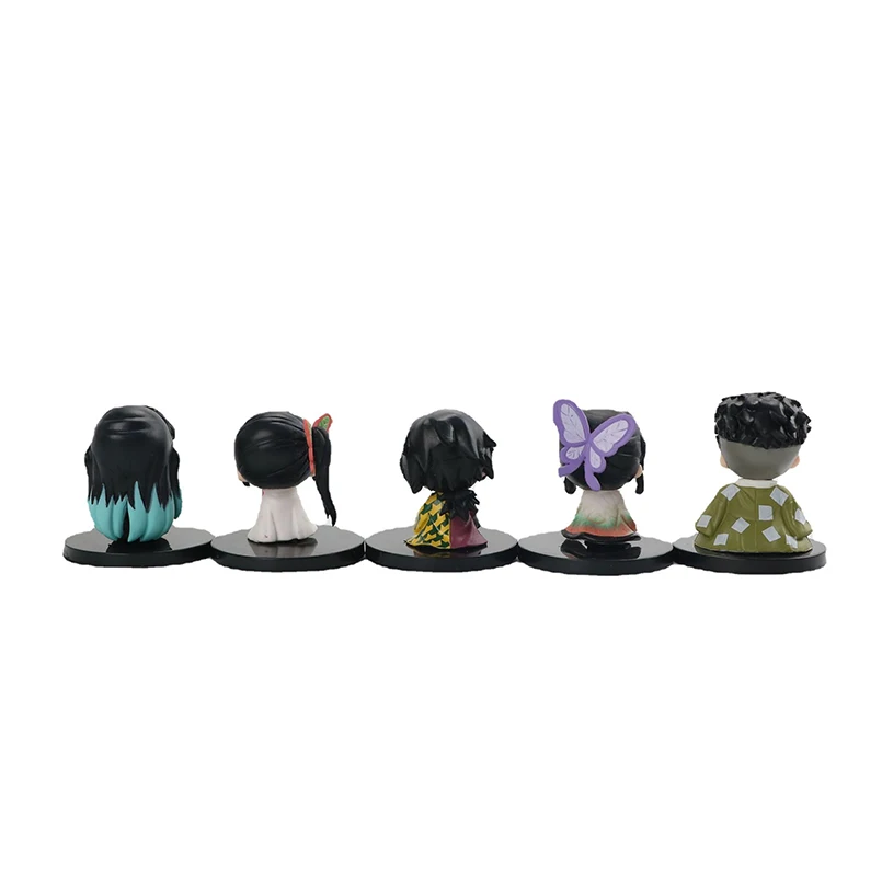 

4cm Anime Demon Slayer Figure Kamado Kimetsu no Yaiba Kamado Tanjirou Agatsuma Zenitsu Kamado Nezuko PVC Action Figure Toys Gift