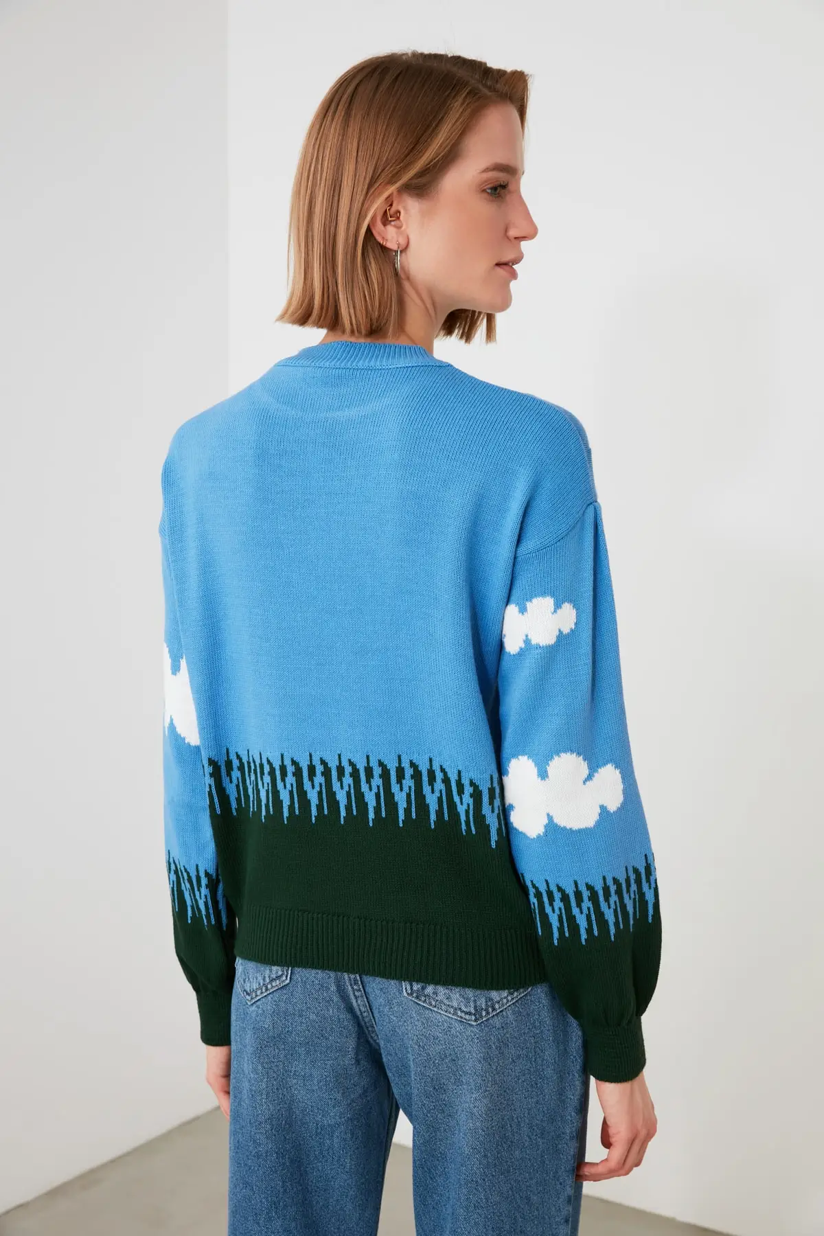 

Trendyol Jacquard Knitwear Sweater TWOAW21KZ2583