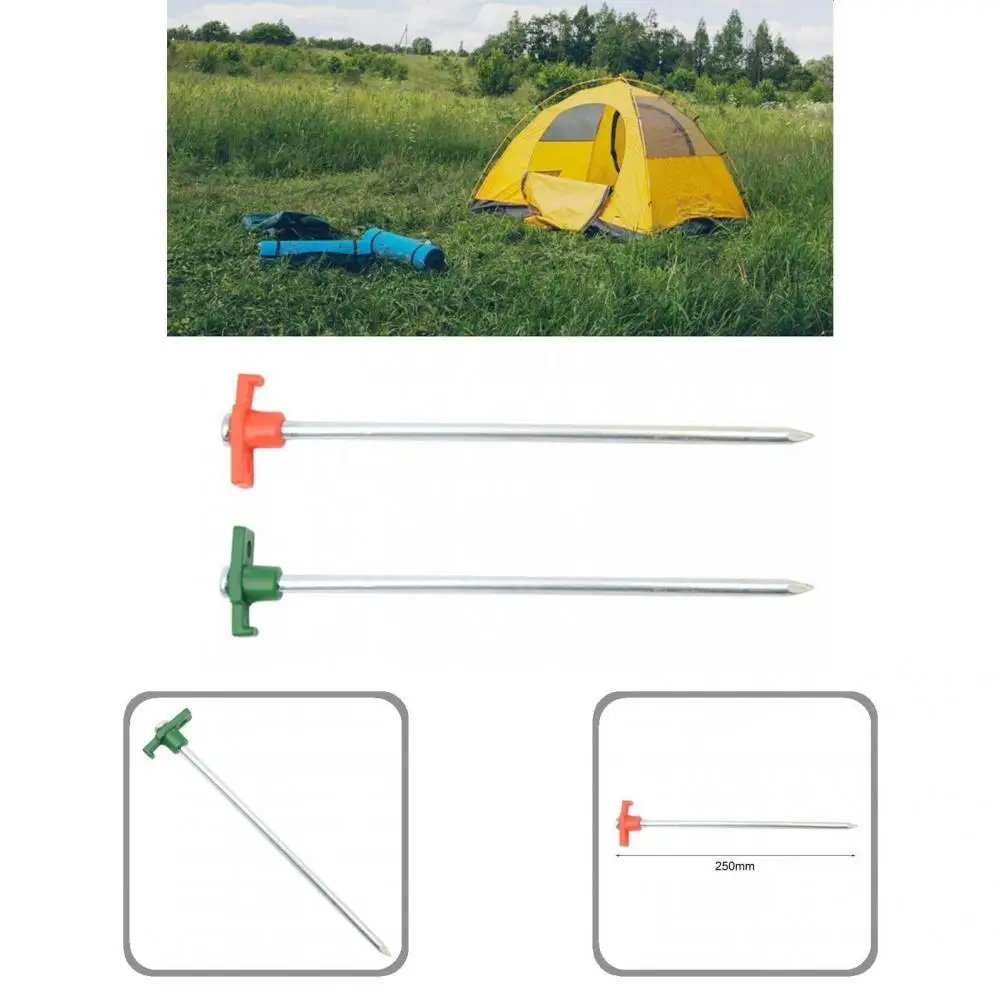 Anti-rust Indeformable Garden Plant Structures Camping Tent Stakes for Trip
