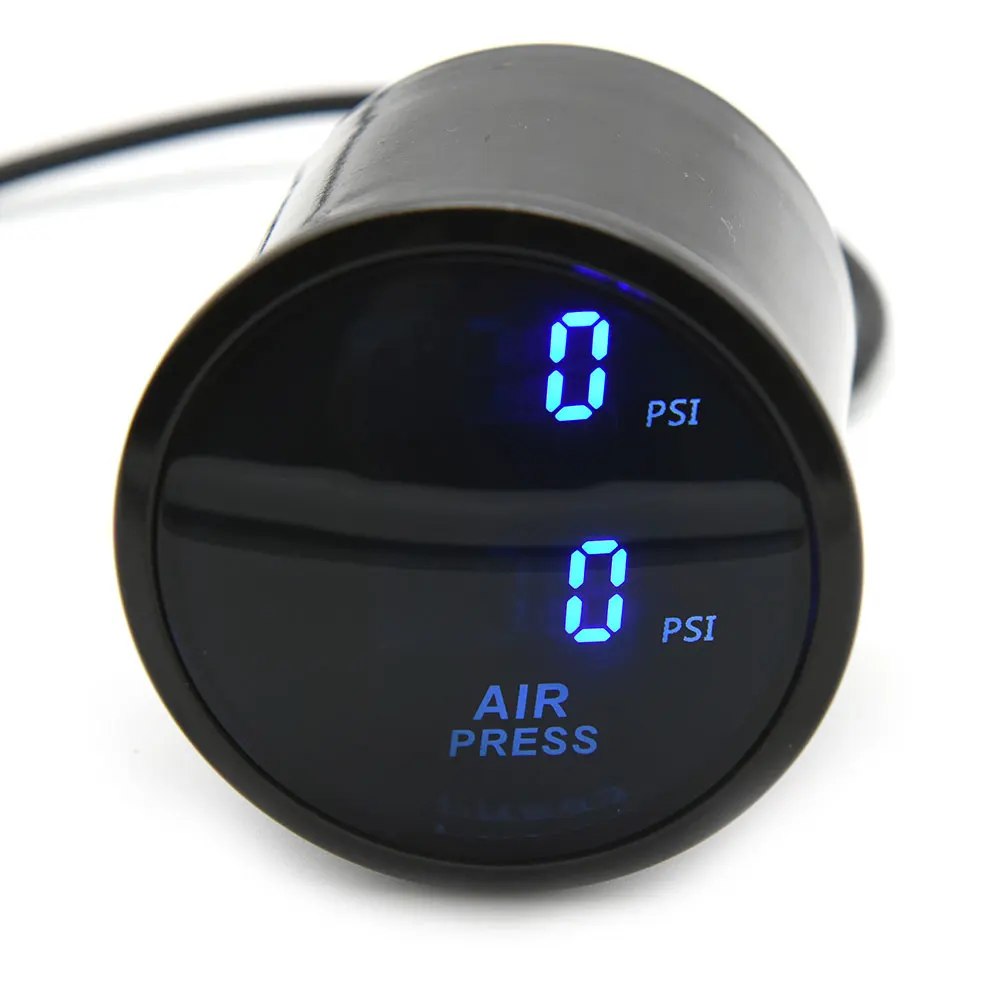 Автомобильный манометр 52 мм измеритель давления в автомобиле с цифровым