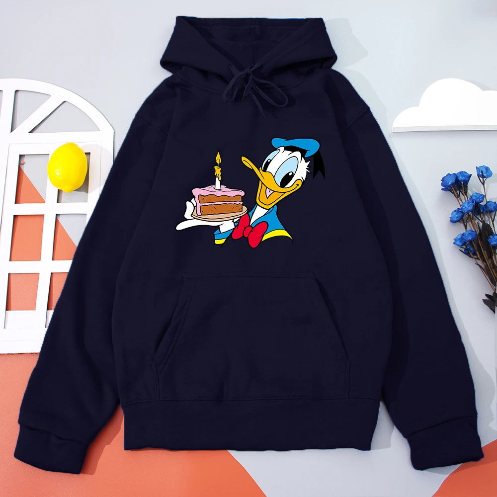 

Женские толстовки с капюшоном «Дональд Дак» из мультфильма «Disney»